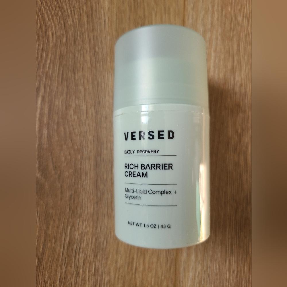 New Versed Rich Barrier Cream Daily Recovery Cream 1.5oz